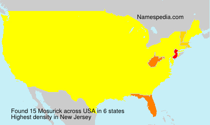 Surname Mosurick in USA Surname Mosurick in USA