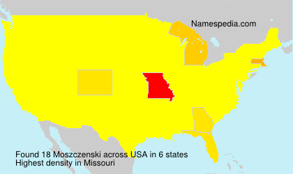 Surname Moszczenski in USA Surname Moszczenski in USA