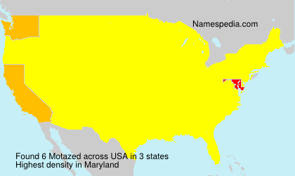 Surname Motazed in USA Surname Motazed in USA