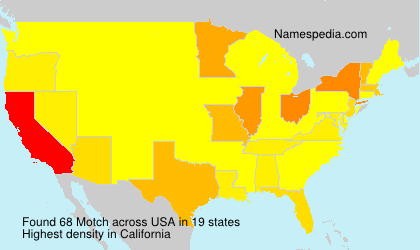 Surname Motch in USA Surname Motch in USA