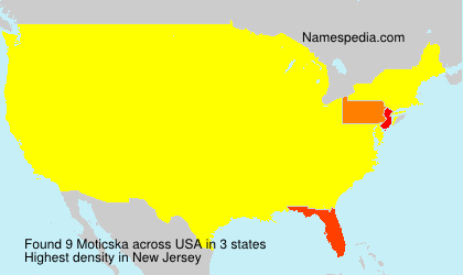 Surname Moticska in USA Surname Moticska in USA