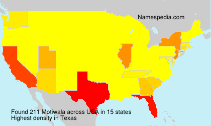 Surname Motiwala in USA Surname Motiwala in USA