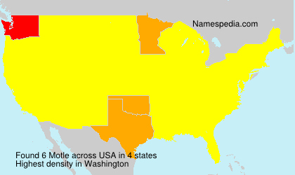 Surname Motle in USA Surname Motle in USA