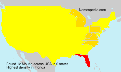 Surname Mouad in USA Surname Mouad in USA