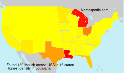Surname Mouch in USA Surname Mouch in USA