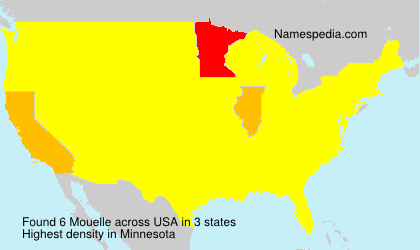 Surname Mouelle in USA Surname Mouelle in USA