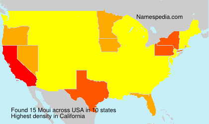 Surname Moui in USA Surname Moui in USA