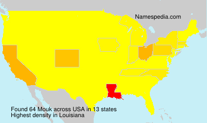 Surname Mouk in USA Surname Mouk in USA