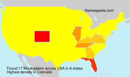 Surname Moukaddem in USA Surname Moukaddem in USA