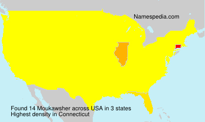 Surname Moukawsher in USA Surname Moukawsher in USA