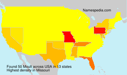 Surname Moult in USA Surname Moult in USA