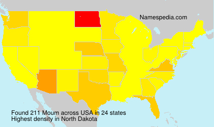 Surname Moum in USA Surname Moum in USA