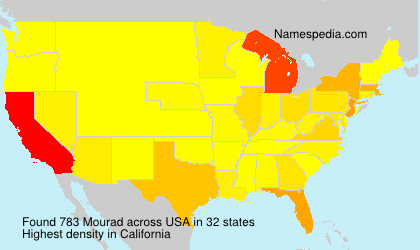 Surname Mourad in USA Surname Mourad in USA