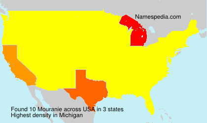 Surname Mouranie in USA Surname Mouranie in USA