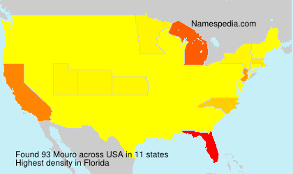 Surname Mouro in USA Surname Mouro in USA