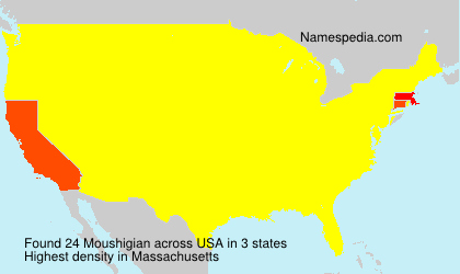 Surname Moushigian in USA Surname Moushigian in USA