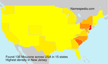 Surname Mouzone in USA Surname Mouzone in USA
