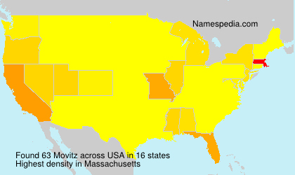 Surname Movitz in USA Surname Movitz in USA