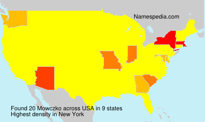 Surname Mowczko in USA Surname Mowczko in USA