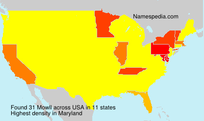 Surname Mowll in USA Surname Mowll in USA