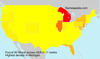 Surname Mozal in USA Surname Mozal in USA
