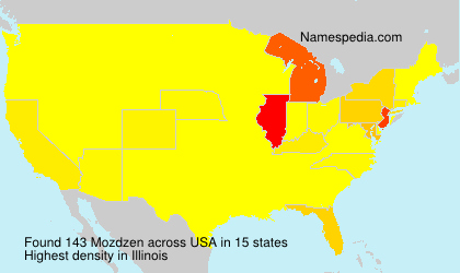 Surname Mozdzen in USA Surname Mozdzen in USA