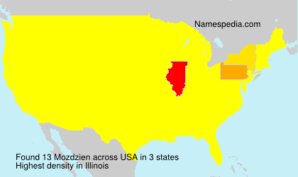 Surname Mozdzien in USA Surname Mozdzien in USA