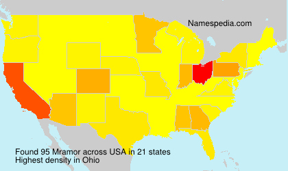 Surname Mramor in USA Surname Mramor in USA