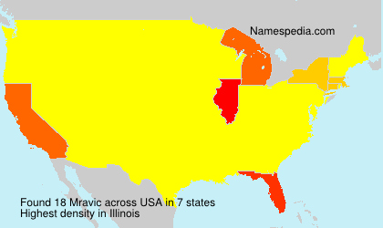Surname Mravic in USA Surname Mravic in USA