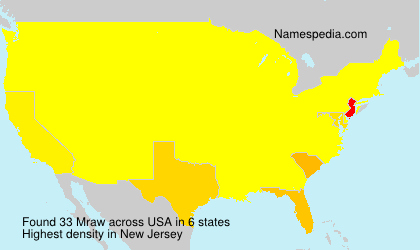 Surname Mraw in USA Surname Mraw in USA