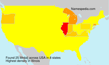 Surname Mrdalj in USA Surname Mrdalj in USA