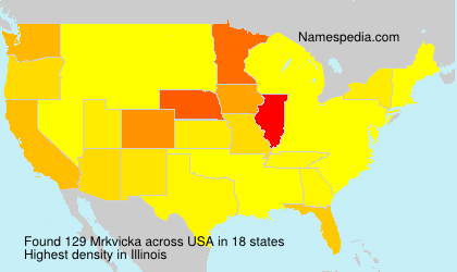 Surname Mrkvicka in USA Surname Mrkvicka in USA