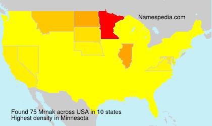 Surname Mrnak in USA Surname Mrnak in USA