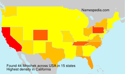Surname Mrochek in USA Surname Mrochek in USA