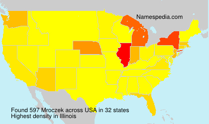 Surname Mroczek in USA Surname Mroczek in USA