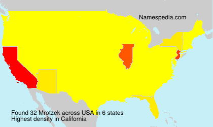 Surname Mrotzek in USA Surname Mrotzek in USA
