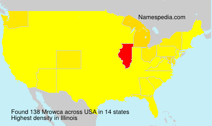 Surname Mrowca in USA Surname Mrowca in USA
