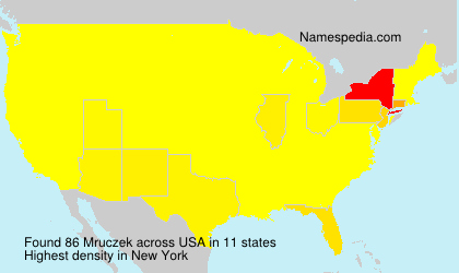 Surname Mruczek in USA Surname Mruczek in USA