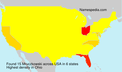 Surname Mruczkowski in USA Surname Mruczkowski in USA