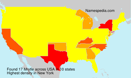 Surname Mrytle in USA Surname Mrytle in USA