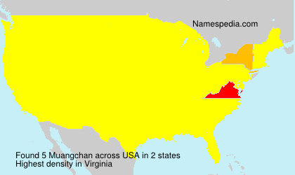 Surname Muangchan in USA Surname Muangchan in USA