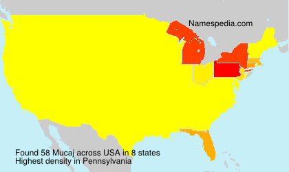 Surname Mucaj in USA Surname Mucaj in USA
