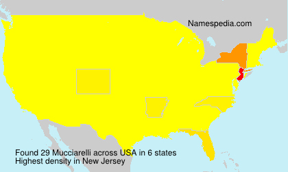 Surname Mucciarelli in USA Surname Mucciarelli in USA