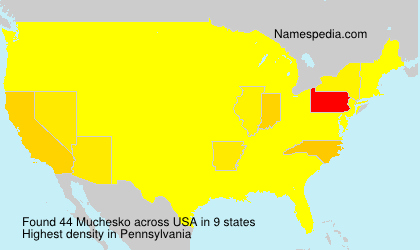 Surname Muchesko in USA Surname Muchesko in USA