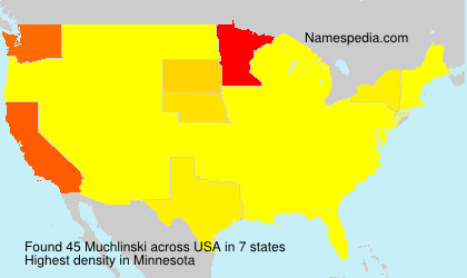 Surname Muchlinski in USA Surname Muchlinski in USA