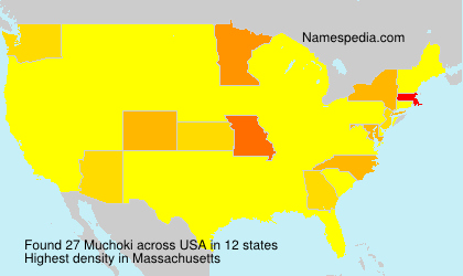 Surname Muchoki in USA Surname Muchoki in USA