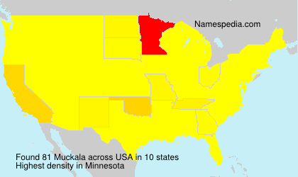 Surname Muckala in USA Surname Muckala in USA