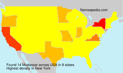 Surname Mudassar in USA Surname Mudassar in USA