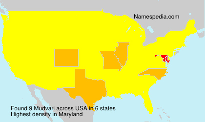 Surname Mudvari in USA Surname Mudvari in USA