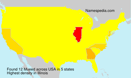 Surname Mueed in USA Surname Mueed in USA
